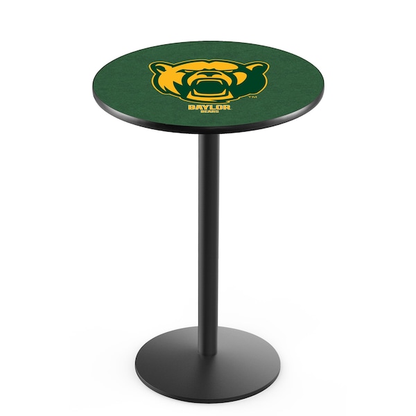 42" Blk Wrinkle Baylor Pub Table